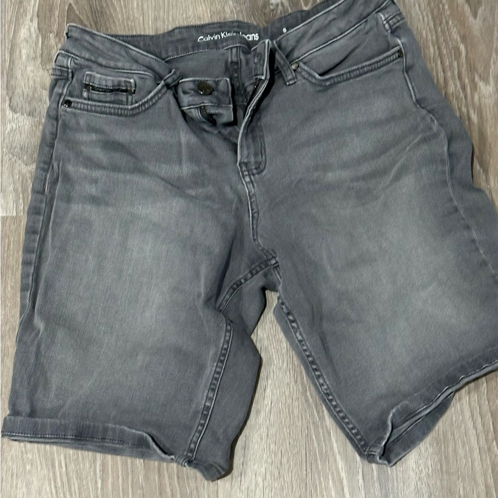 Calvin Klein Jeans Gray Women's Jean Shorts